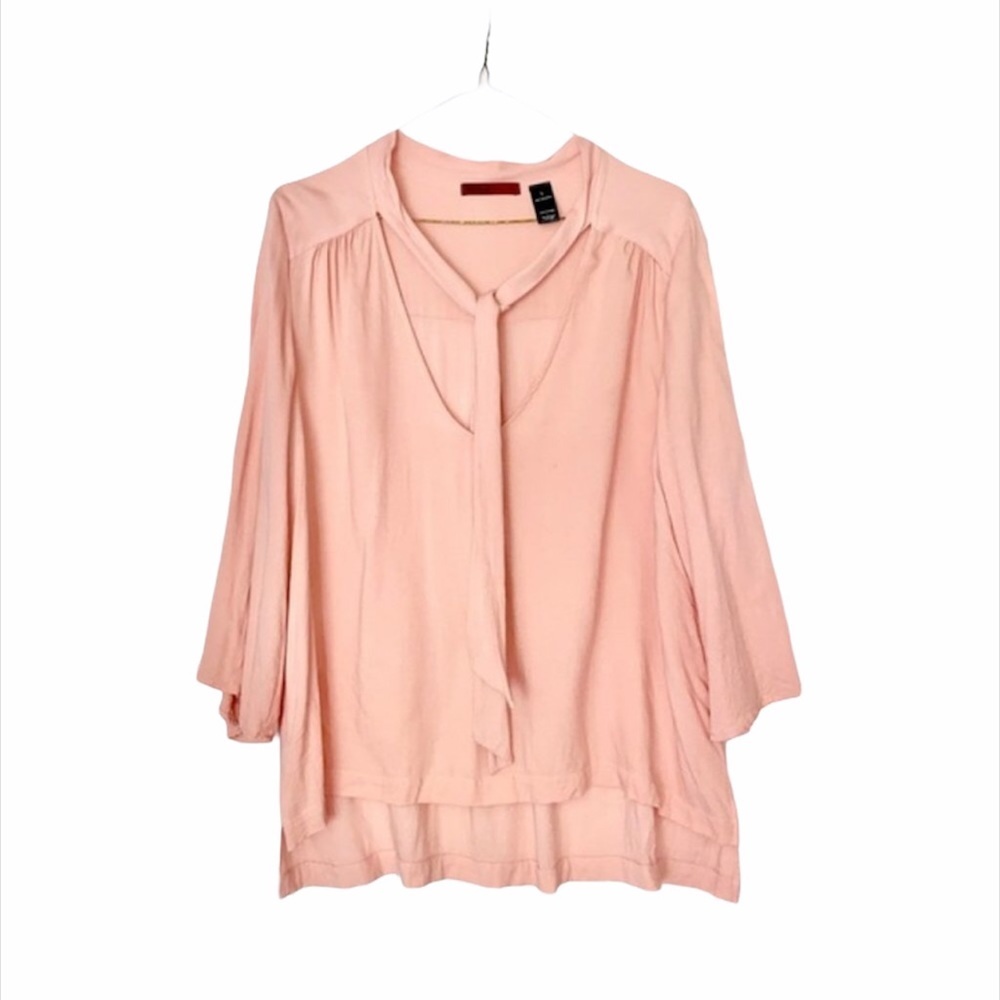 Buckle BKE Neck Tie Blouse Top